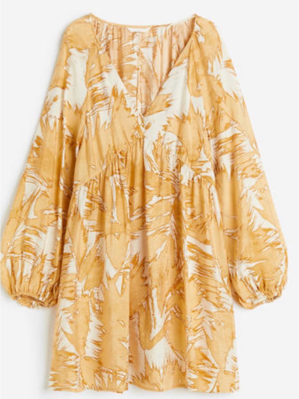 H&M Cream and Beige A-Line Dress/Tunic. Sz XXL